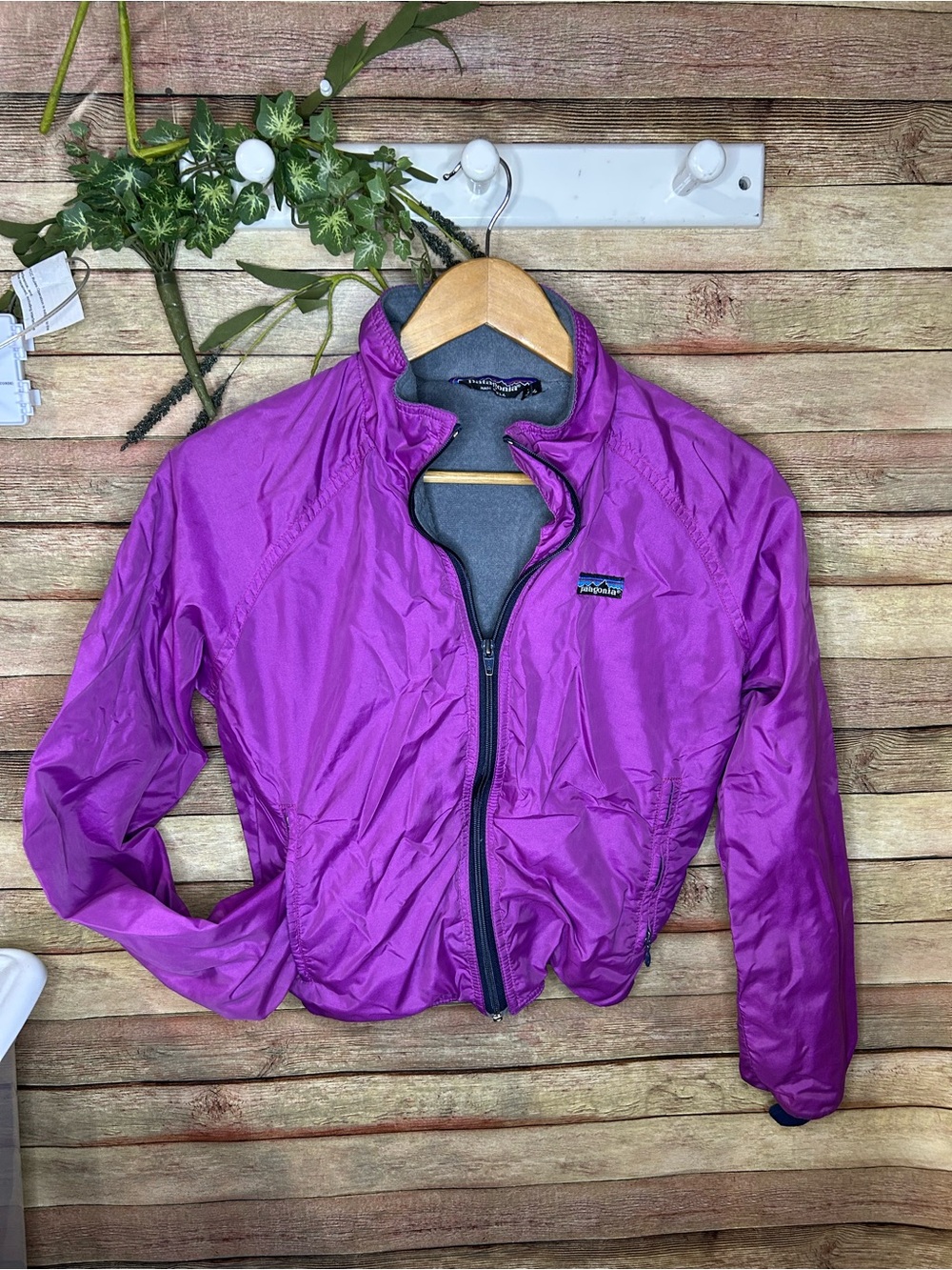 Patagonia Vintage Kids Shelled Synchilla Bomber Jacket Size 7/8